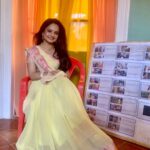 Giaa Manek Instagram - Breathing life into a new character .. -Gopika 💁🏻‍♀️ Butterflies in my stomach .. . . #onset #promo #teramerasaathrahe #starbharat #hotstar