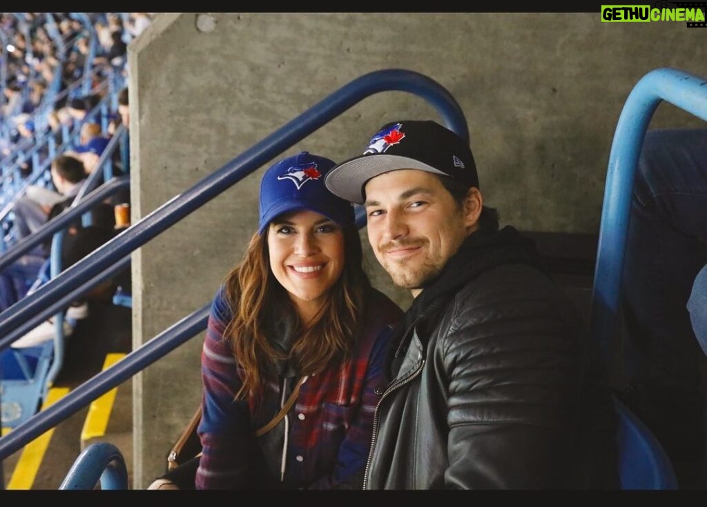 Giacomo Gianniotti Instagram - My forever voluntary Valentine. And Jays fan by force. Here’s to more ball games, adventures and memories amore mio. #sanvalentino #rideordie ❤️ @nichole_gianniotti