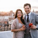 Giacomo Gianniotti Instagram - Wife appreciation post. No reason, no anniversary, it’s not a weekend or special day. There’s no milestone we’ve just reached. Just want to announce and shout from the rooftops how lucky I am to have found this incredible woman who has made me become more of a man than I could ever have been on my own. What we’ve been through, the things we’ve seen. How we’ve always allowed hard times to bring us closer and deeper, is nothing short of magic. You @nichole_gianniotti are magic. I was a boy when I met you and have become a man in your presence. You amaze me, you humble me, you teach and push me to be better each day, and I promise to fight every day to be worthy and of your beauty, grace, and wisdom. Ride or die baby. And we’re just getting started. Cheers to all the lovers out there who have found that special someone who holds space without judgement and lifts you up. Our smiles say it all in this photo. In eachothers arms, with a spritz, good music, supportive friends and family. Looking out over Rome. Happy place. Take me back. Have a great day everyone. Men, lift up your lady even when it’s not a special day. Always Love ❤️ -G 📸: @morinafoto Eitch Borromini