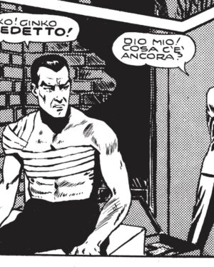 Giacomo Gianniotti Instagram - Colgo questa occasione per condividere con voi un po di “Backstage” delle riprese del mio primo Diabolik. Tante emozioni rivedendo queste foto, sembra una vita fa. 
1. Facendo prove con la bravissima @gegedecarolis provando ad “azzeccare” la tuta nera. Ci ha voluto tante prove e le sarte erano fantastiche. 
2. Con il maestro @sestival “Stivaletti”, che ha creato la maschera di Diabolik fatto dí lattice aderente. Anche li, tante prove. 
3. La prima volta che ho visto la Jaguar E-Type. Love at first sight 🥰 
4. Il Delta Plano dal colpo iniziale del film, gli artisti e artigiani su questo film sono troppi da menzionare e vedere la loro arte sul set ogni giorno era una gioia 🤩. 
5. Alla fine del film Vedi Diabolik con delle bende in torno al corpo. Il disegno e stato strappato propio dal fumetto. Ho chiesto che lo volevo identico!
6. Da quando ho preso il ruolo, ogni mattina, dopo palestra, lanciavo il pugnale di Diabolik, e anche altri coltelli. Per sentirmi piu vicino a lui e a prepararmi per le cose che mi sarebbero state chieste. 
7. Un video gratuito della Jaguar perche… beh perche no? 😍. 

Spero che vi e piaciuto guardare un po “dietro la tenda” del nostro film. E condividerò altro fra poco. In tanto, ANDATE AL CINEMA 🍿 Per vedere “DIABOLIK - GINKO ALL’ATTACO. 

Un grande bacio a tutti! 
- 🥷🏻 🖤 

@diabolikfilm 
@mmanetti 
@01distribution 
@rai_cinema
@mirimeo