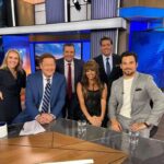 Giacomo Gianniotti Instagram - Thanks for having us on @ktla_entertainment today! Always a pleasure. So fun to get to chat about our new show Wild Cards which premieres tomorrow in the US on @thecw Grooming : @kimverbeck Suit : @indochino Watch : @hamiltonwatch