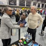 Giancarlo Esposito Instagram - Thank you @walescomiccon for such a wonderful weekend! Loved the #GusFring leg tattoo and head bust, and check out @nathanwyburnart’s natural element painting… MADE OUT OF COFFEE! #WalesComicCon = 10/10 👏🏽