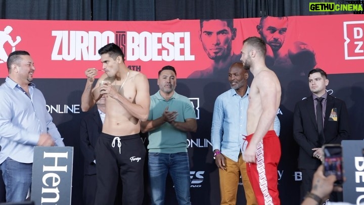 Gilberto Ramírez Instagram - Weigh-Ins finished! Now all there is to do is FIGHT! Tune in tomorrow on @daznboxing 8pmET/5pmPT to watch @zurdoramirez go to battle! Big Shoutout to @klimondesserts for the Non-Dairy Dessert!! #ZurdoBoesel @goldenboy 📽 @3pointmgmt