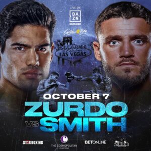 Gilberto Ramírez Instagram - ‼️ LAS VEGAS GET READY‼️
Zurdo Ramirez 🆚 Joe Smith Jr. meet in a clash of former Champions LIVE on October 7th at The Chelsea at The Cosmopolitan! Ticket info on the 12 round cruiserweight battle coming soon 🎟
#ZurdoSmith | LIVE on DAZN 10/7