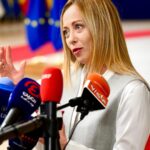 Giorgia Meloni Instagram - Punto stampa da Bruxelles prima dell’inizio dei lavori del Consiglio europeo