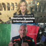Giorgia Meloni Instagram - Colosseo, collegamento con il Colonnello dell’Aeronautica Militare Walter Villadei, impegnato nella Missione Spaziale AX-3 Voluntas.