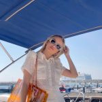 Giovanna Chaves Instagram - bday Fabio 💛🥂☀️ Yacht @ Dubai Marina Yacht Club
