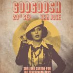 Googoosh Instagram - Final Chapter in San Jose ☀️ Saturday, September 23 🎫 www.persiantix.com 📞 510-490-6463 #farewell @googoosh Artwork: @rezateimoury San Jose, California