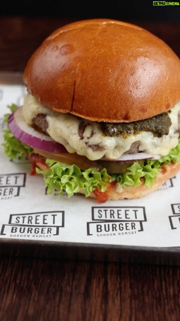 Gordon Ramsay Instagram - Turn up the heat with our Hell’s Kitchen burger: juicy Hereford beef, hotter than hell salsa and smoked cheese at @gordonramsaystreetburger !! Gordon Ramsay Street Burger High Street Kensington
