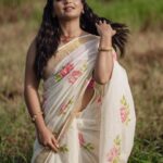 Gouri G Kishan Instagram - Onam vannu 🌼 @styyledbyjoe @pournami_mukesh_photography @makeup_by_shibinantony @turmerikofficial @kaya_online_ #onam