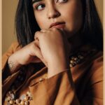 Gouri G Kishan Instagram - 🍂🤎 Outfit @trinetr_design_studio Styling @styyledbyjoe MUAH @makeup_by_shibinantony Location @tinyturtle.media Jewellery @titli.flutteringwings Video credits @tinyturtle.media Shoot Cordinator @jubin_vincent