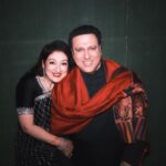 Govinda Instagram - Sunita ne kaha ‘aap bhi black peheniye toh couple photos ache aayenge’ toh aaj styling by my lovely wife!❤️ @officialsunitaahuja