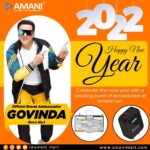 Govinda Instagram - I am super excited to share this good news with you all. I am the official brand ambassador of Amani Accessories. Happy New Year to all of you from me & @amani_mart Endorsement Managed By - @celewishmedia Shoot By - @dabbooratnani #govinda #herono1 #amani #amanimart #amaniacessorios #mobileaccesories #powerbank #speakers #headphones #battery #charger #earpods #celewish #celewishmedia