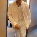 Govinda Instagram - Less Bitter more Glitter 🤍 Curated & Managed by @officialstore.star Styled by @Akansha.27 @tiara_gal Outfit by @arjunkumarlabel @arjunkumar_official