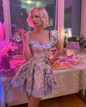 Grace VanderWaal Instagram - 20th tea party🫖🐇🥂