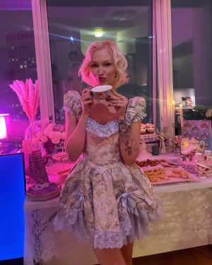 Grace VanderWaal Instagram - 20th tea party🫖🐇🥂