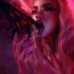 Grimes Instagram - LOVE IS A DRUG FROM GOD by @hidricorubens 💊🧚🏻‍♀️