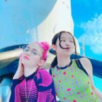 Grimes Instagram - remembering the time me and @jennierubyjane got to climb rockets like.. 🧚🏻‍♀️🚀