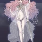 Grimes Instagram - Nothing fades like the light.. 🌙🕷 by @iulilum (repost @grimesfanart )