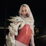 Grimes Instagram - "Does anything that you've done haunt you, do you have any regrets?" "I regret that I ever tried to be human" - GrimesAI V1 (her last words) @unnamed.nyc Tulum, México