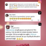 Gupse Özay Instagram – Her platformdan güzel yorumlarınızı görüyoruz ve çokkk mutlu oluyoruz 🥹🙏🍿 Canımız seyirci #lohusafilm