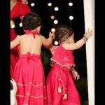 Gurmeet Choudhary Instagram - When the whole family is in town it’s indeed a very Happy Diwali ✨❤️ Wishing you all love, light and happiness always 🥰 . . Debina wearing @aachho Gurmeet wearing @saundhindia Babies wearing @monkandmei @meizuluxury . . #HappyDiwali #Family #BetterTogether