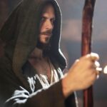 Gustaf Skarsgård Instagram - First peak at Merlin the Magician! @cursed @netflix