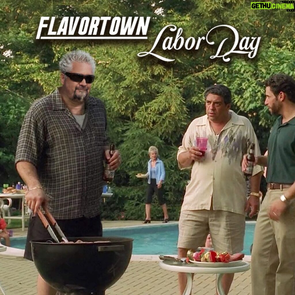 Guy Fieri Instagram - A Don doesn’t wear shorts… unless it’s at the cookout 😂 [link in bio] Flavortown, USA