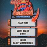 Guy Fieri Instagram - @GuyFieri’s Smokehouse is the place to be at Stagecoach 2024 🔥 Grab your passes and share which artist demo you are looking forward to 👇
