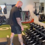 Hafþór Júlíus Björnsson Instagram – So happy I’m back at full range of motion when doing dumbbell presses. The progress is real!! I’m lucky to have @transcendhrt in my corner to offer me the best peptides for maximum healing & recovery. 💪🏆 Link in bio if you wanna take your training to the next level!