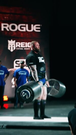 Hafþór Júlíus Björnsson Instagram - Back and better than ever 😤

@thorbjornsson deadlifts 1006 lbs to secure the win at this years @arnoldsports Strongman Classic 🏆

#ReignBodyFuel #TotalBodyFuel #Arnoldclassic #asf2024