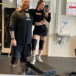 Hafþór Júlíus Björnsson Instagram - Couples that train together fart together… obviously 🙄 @kelc33 caption this photo