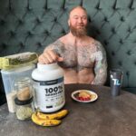 Hafþór Júlíus Björnsson Instagram - These protein pancakes are literally the best. @transparentlabs Made by @kelc33 Ingredients: -1 scoop @transparentlabs protein Isolate -12 eggs -4 large ripe bananas -1/4 cup half grain oats -1/4 cup hemp hearts -heaping tablespoon ground flax -Ceylon cinnamon to taste ( can also add ground nuts, chia seeds, choc chips, berries or play with the amounts of ingredients to alter texture to your liking!)