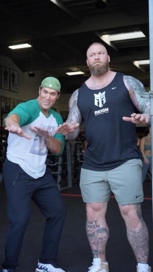 Hafþór Júlíus Björnsson Instagram - Caption this ? 

“ double it, and give it to the next guy “