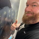 Hafþór Júlíus Björnsson Instagram - Weigh ins done 180,6kg✅ Tomorrow I compete. These are my opening lifts 400/230/380. The show will be live streamed on my YouTube channel and Twitch!