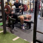 Hafþór Júlíus Björnsson Instagram - Great bench today. 240kg for a single and a drop down work with 200kg for a solid 5 reps. This was my last heavy session before my meet April 15th! @reignbodyfuel @thebeardstruggle