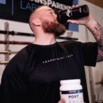Hafþór Júlíus Björnsson Instagram - I take this banger right after my workout!! @transparentlabs Ingredients: L-Glutamine | 5000 mg Betaine Anhydrous (as Betapure™) | 2500 mg L-Carnitine L-Tartrate | 2000 mg Beta-Alanine | 2000mg Tart Cherry Powder (as Vitacherry®) | 500 mg