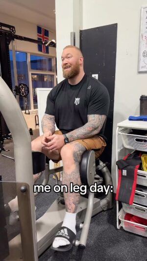 Hafþór Júlíus Björnsson Instagram - Who can relate?
