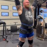 Hafþór Júlíus Björnsson Instagram - 150kg Axle clean & press for 1 rep 2 sets. Improvements every week, strength is back. 11 weeks out! @thorspowergym Thor's Power Gym