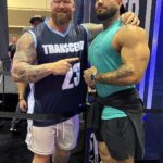 Hafþór Júlíus Björnsson Instagram - It was a great meeting of two Titans 💪🏽🦍 @thorbjornsson Orlando, Florida