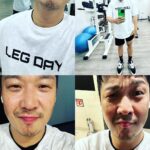 Haha Instagram - 어제 지방촬영와서 새벽에 녹화 끝내고 아침에 꾸역꾸역 일어나 운동했다! 내가 멋진남자가 된 기분이야! 이 모든게 @kjk76 종국형이 준 바로 #ironstein 덕이다! 사랑해 우리형!❤️❤️❤️