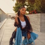 Halle Bailey Instagram – i’m so deep in my bag like a grandma with a peppermint 🤣❣️🎶