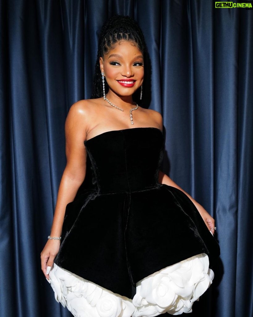 Halle Bailey Instagram - omg you guys 🥹♥️what a beautiful night .. i’m so grateful that I was honored with the Glamour Woman of the Year Gen Z Game-Changer award ❣️✨this is such a special honor to me and feels oh so amazing to be recognized for the work that I have put in all the years of my career. being a young woman in the spotlight is definitely not for the weak.. but because of God, my loved ones and mentors I am able to face the world everyday with my head held high.. i’m so grateful for all of the beautiful souls that continue to lift me up and guide me as I continue this blessing of a journey which is my life 🥰❤️✨thank you God!!!