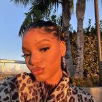 Halle Bailey Instagram – golden hour ✨🖤