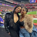 Halle Bailey Instagram – my sister took me to the superbowl ! 🥰👯‍♀️