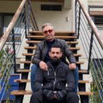 Hamid Farrokhnejad Instagram - با امیر حسین عزیز سریال “میدان سرخ” عکس از فتاح ذی نوری