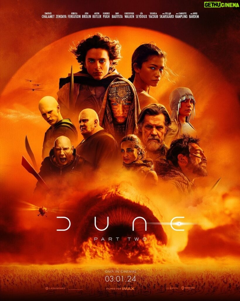 Hans Zimmer Instagram - Only 5 more weeks until #DunePartTwo is in theaters. Get your tickets now!!