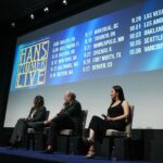 Hans Zimmer Instagram - We are going back on tour!! 🎹🎸🥁🎻🎶 @TinaGuo, @LoireCotler and I had some fun announcing the new #HansZimmerLive U.S. and Canada dates in New York. We can’t wait to be reunited with the rest of the band, and many thanks to @MelenaR for moderating! Swipe for the full list of tour stops. Photos courtesy of @johnnacionimaging and @gettyentertainment