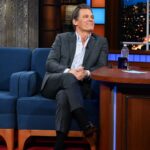 Hans Zimmer Instagram - The most magical part about @hanszimmer and @joshbrolin’s musical collaboration for @dunemovie Part Two may be that it’s played by a fictional instrument! #Colbert #Baliset