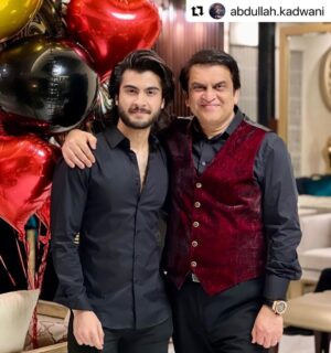 Haroon Kadwani Instagram - ♥️♥️♥️

#Repost @abdullah.kadwani
・・・
MashALLAH Proud of you Meri Jaan❤️❤️❤️ May ALLAH Almighty bless you always with immense success & happiness & protect you from the evil eye… Aameen 🤲🏻🧿… 
@haroonkadwani #Ruposh